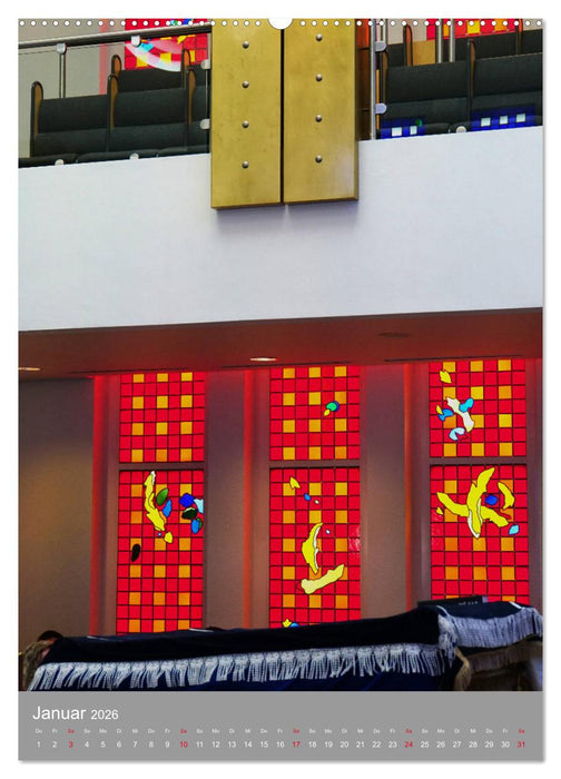 Bejt Knesset. Haus der Versammlung. Die Synagoge in Darmstadt (CALVENDO Wandkalender 2026)
