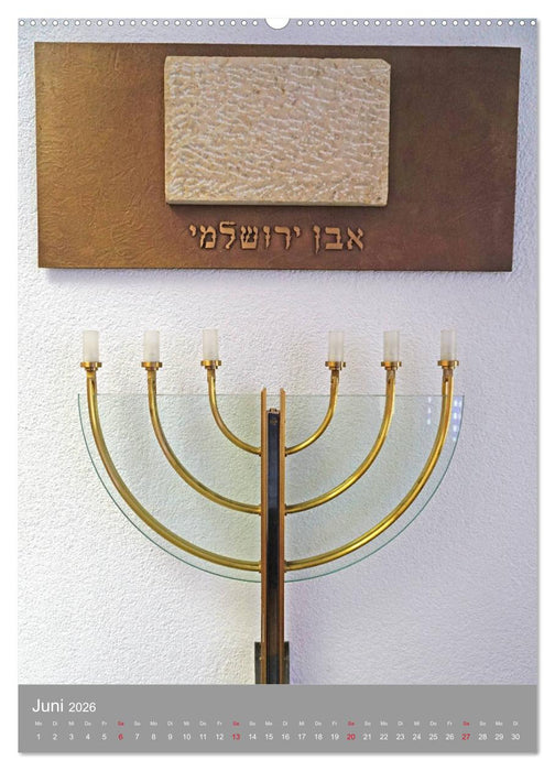 Bejt Knesset. Haus der Versammlung. Die Synagoge in Darmstadt (CALVENDO Wandkalender 2026)