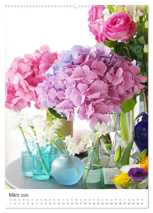 Verliebt in Blumen (CALVENDO Premium Wandkalender 2026)