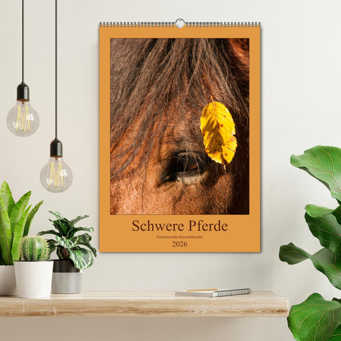 Schwere Pferde - Faszinierende Herzensbrecher (CALVENDO Wandkalender 2026)