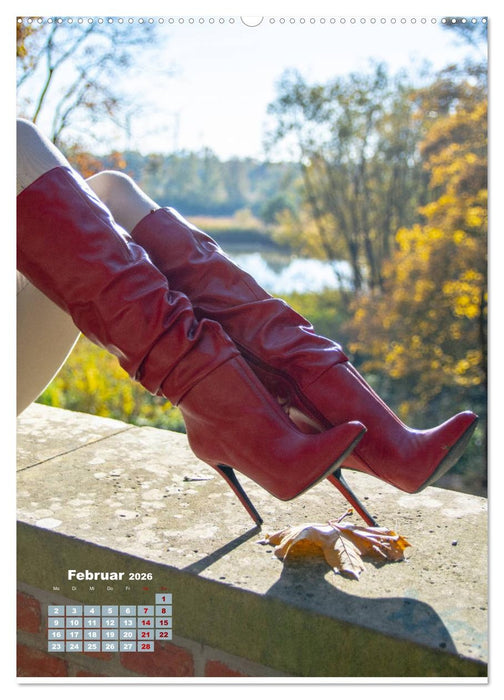 Stiefel und High Heels im Herbst (CALVENDO Wandkalender 2026)