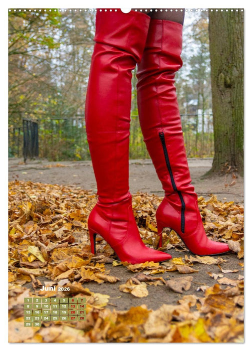 Stiefel und High Heels im Herbst (CALVENDO Wandkalender 2026)