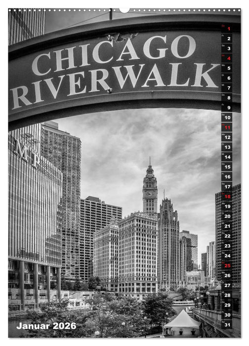 STADTBILDER Monochrome Momente (CALVENDO Premium Wandkalender 2026)