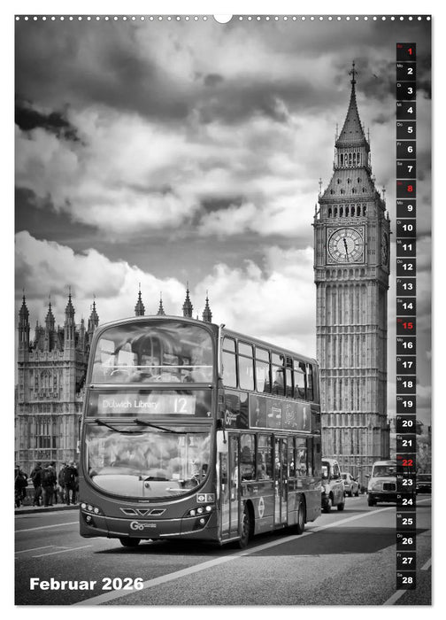 STADTBILDER Monochrome Momente (CALVENDO Premium Wandkalender 2026)