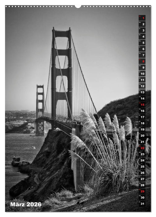 STADTBILDER Monochrome Momente (CALVENDO Premium Wandkalender 2026)