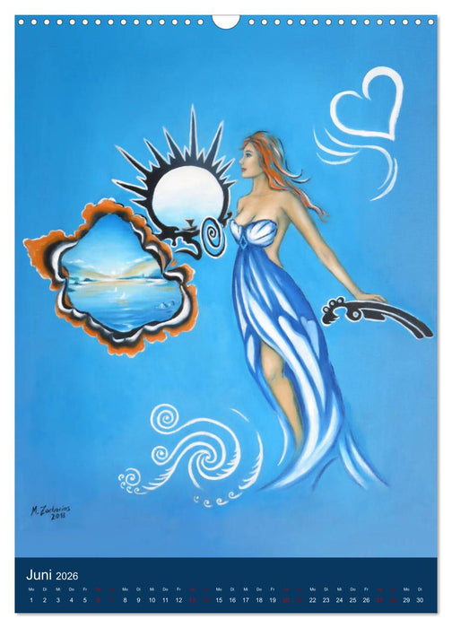 Außergewöhnliche spirituelle Kunst 2026 (CALVENDO Wandkalender 2026)