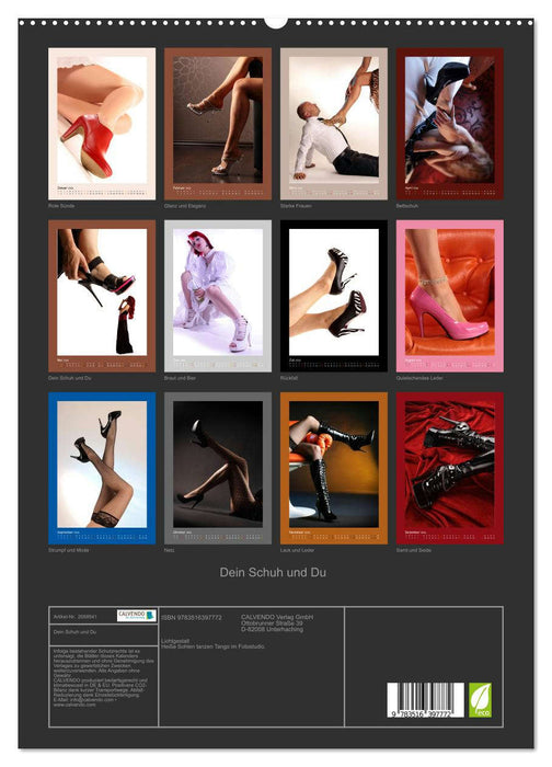 Dein Schuh und Du (CALVENDO Premium Wandkalender 2026)