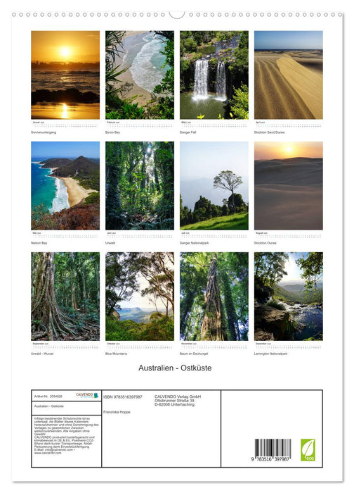 Australien - Ostküste (CALVENDO Premium Wandkalender 2026)