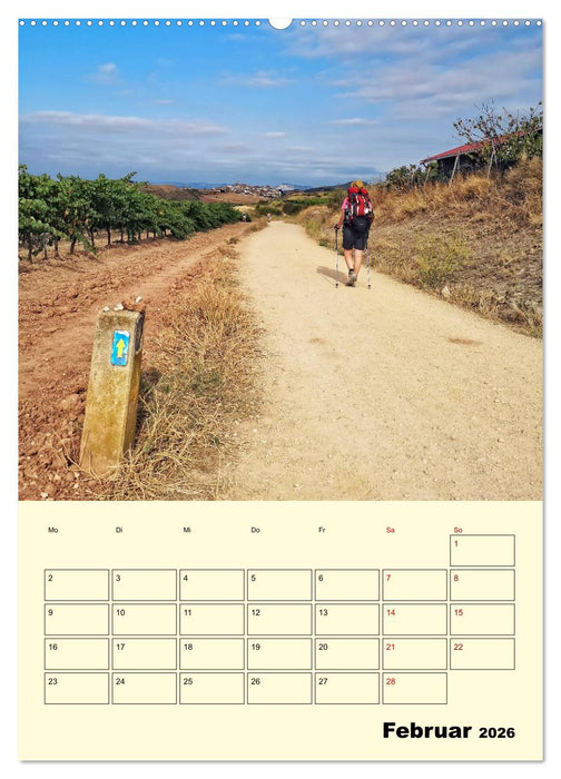 Buen Camino - Mein Jakobsweg - Camino Francés (CALVENDO Wandkalender 2026)