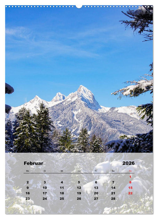 Bergwelten (CALVENDO Premium Wandkalender 2026)