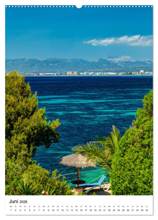 Mallorca - Insel des Glücks (CALVENDO Wandkalender 2026)