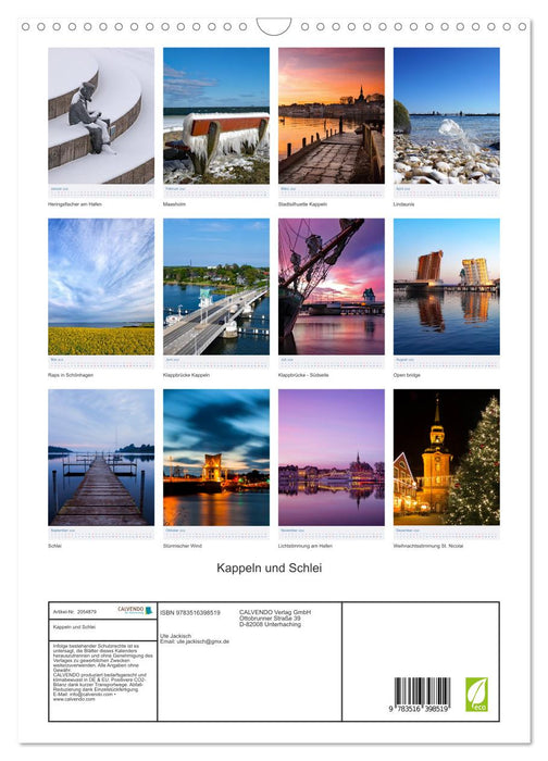 Kappeln und Schlei (CALVENDO Wandkalender 2026)