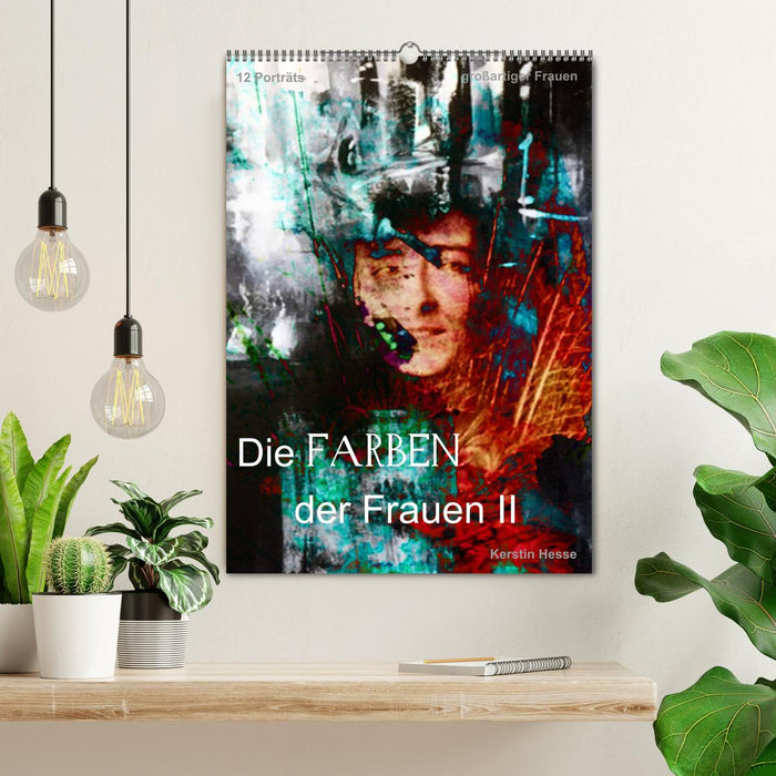 Die FARBEN der Frauen II (CALVENDO Wandkalender 2026)
