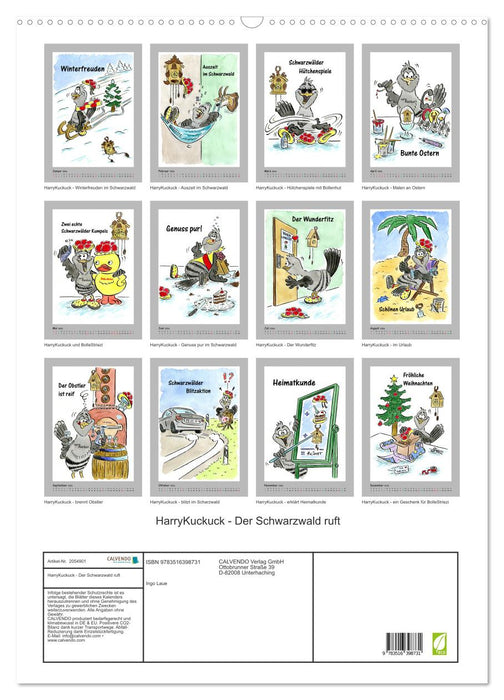 HarryKuckuck - Der Schwarzwald ruft (CALVENDO Wandkalender 2026)
