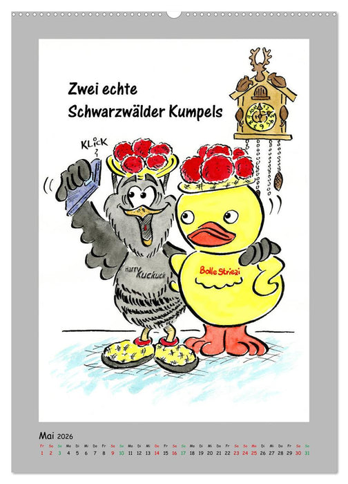 HarryKuckuck - Der Schwarzwald ruft (CALVENDO Wandkalender 2026)