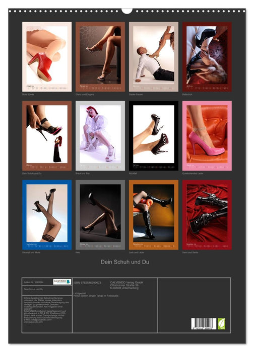 Dein Schuh und Du (CALVENDO Wandkalender 2026)