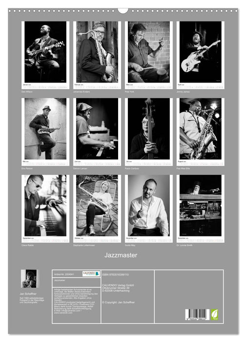 Jazzmaster (CALVENDO Wandkalender 2026)