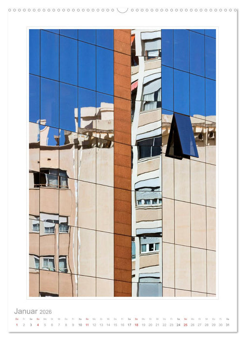 Spiegelungen in der Architektur (CALVENDO Wandkalender 2026)