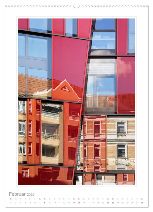 Spiegelungen in der Architektur (CALVENDO Wandkalender 2026)