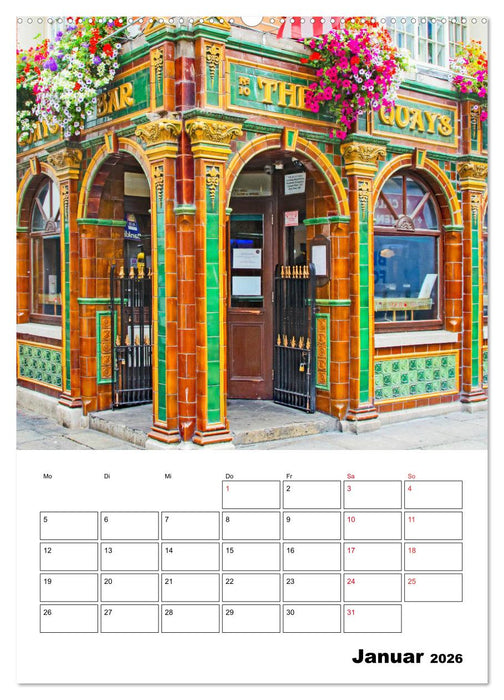 Dublin - faszinierende irische Hauptstadt (CALVENDO Premium Wandkalender 2026)