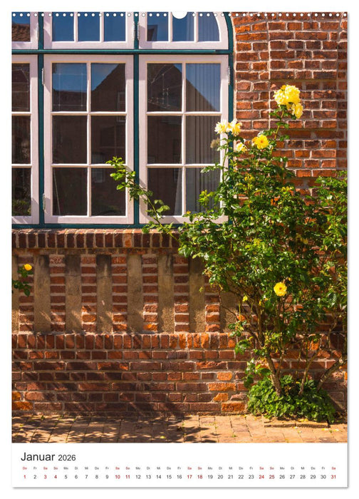 Husumer Ansichten, malerische Hafenstadt an der Nordsee (CALVENDO Wandkalender 2026)