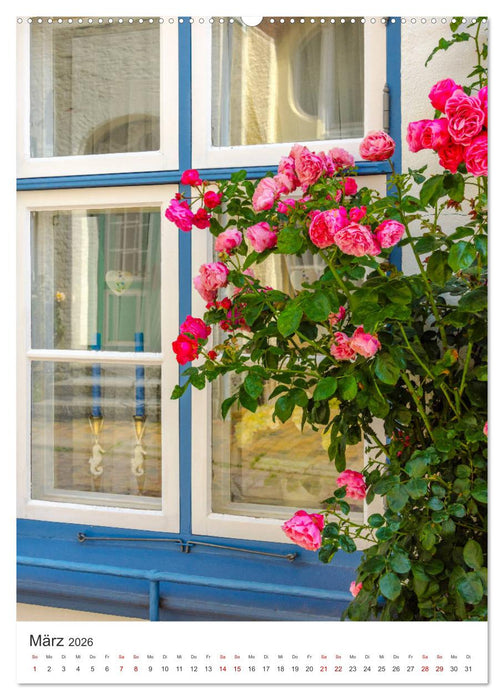 Husumer Ansichten, malerische Hafenstadt an der Nordsee (CALVENDO Wandkalender 2026)