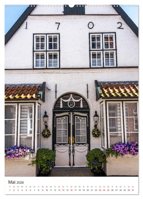 Husumer Ansichten, malerische Hafenstadt an der Nordsee (CALVENDO Wandkalender 2026)
