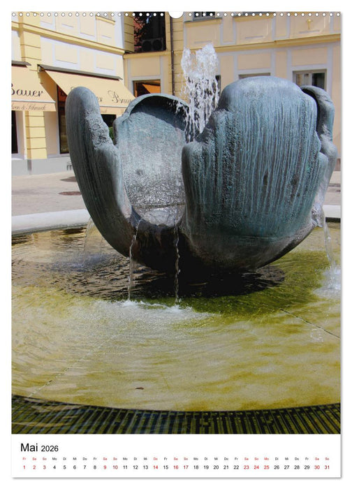 Ansbach - Die Markgrafenstadt an der Rezat (CALVENDO Wandkalender 2026)