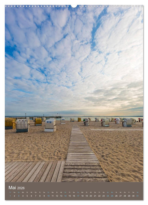 LÜBECKER BUCHT Historische Orte und Strandidylle (CALVENDO Premium Wandkalender 2026)
