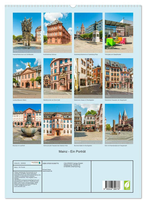 Mainz - Ein Porträt (CALVENDO Premium Wandkalender 2026)