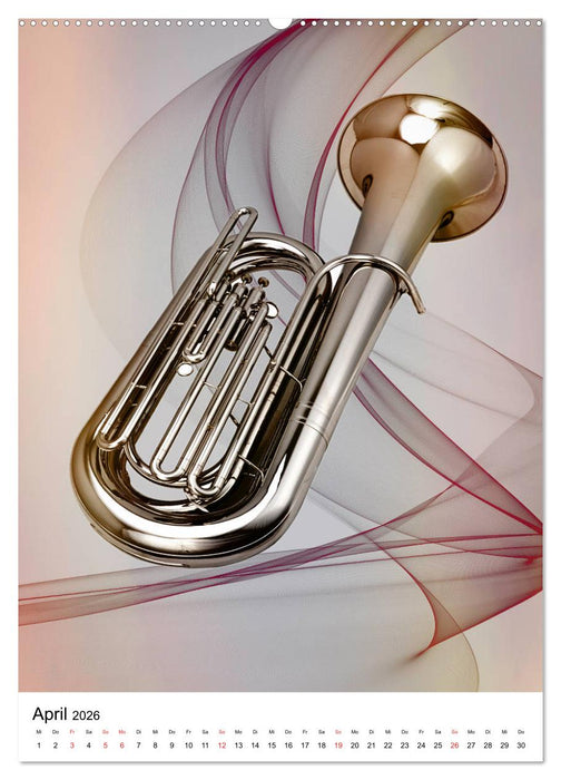 Musik Blasinstrumente (CALVENDO Wandkalender 2026)