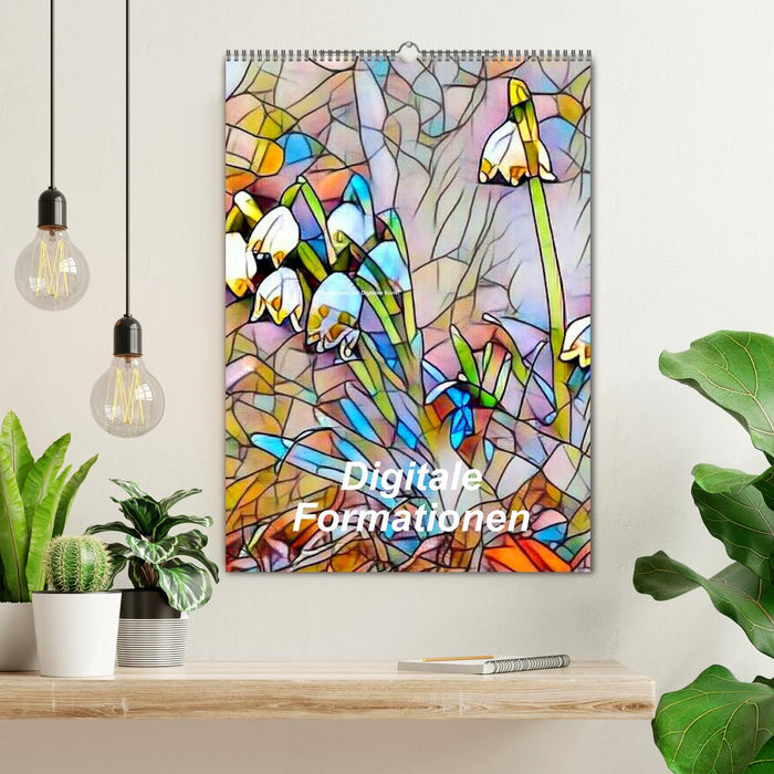 Digitale Formationen (CALVENDO Wandkalender 2026)