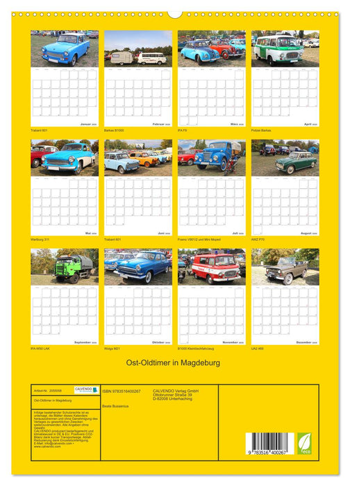 Ost-Oldtimer in Magdeburg (CALVENDO Premium Wandkalender 2026)