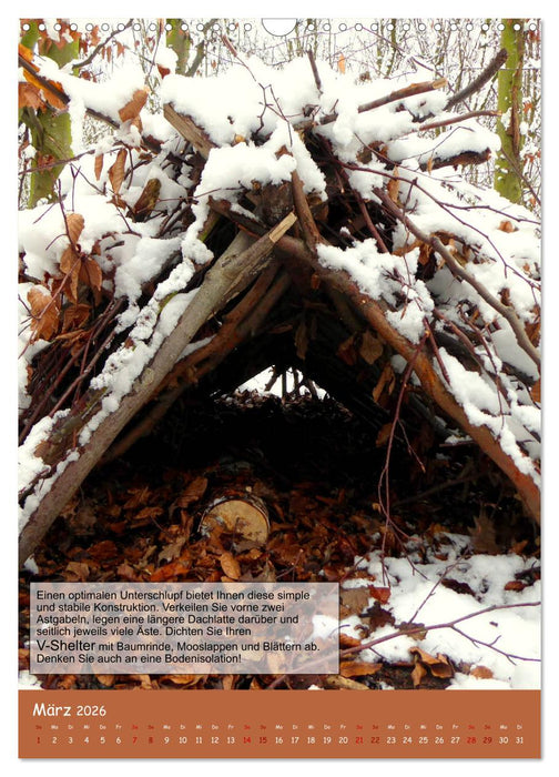 Der Survival-Kalender (CALVENDO Wandkalender 2026)