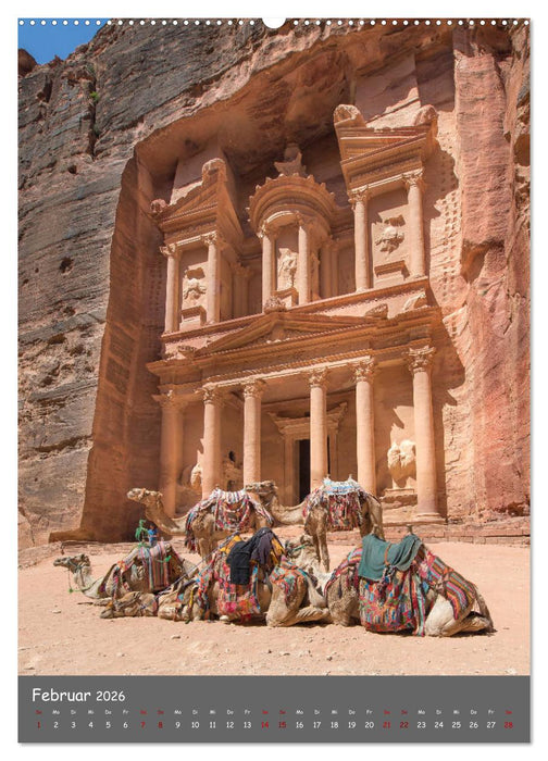 Schönheit Petra (CALVENDO Premium Wandkalender 2026)
