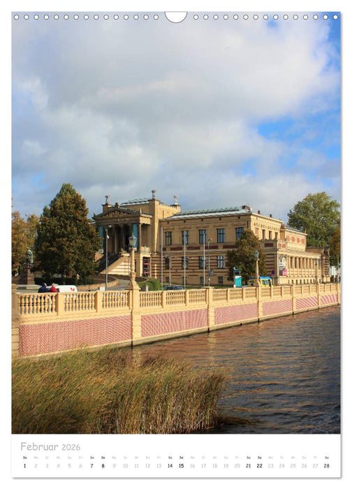 Ein Tag durch Schwerin (CALVENDO Wandkalender 2026)