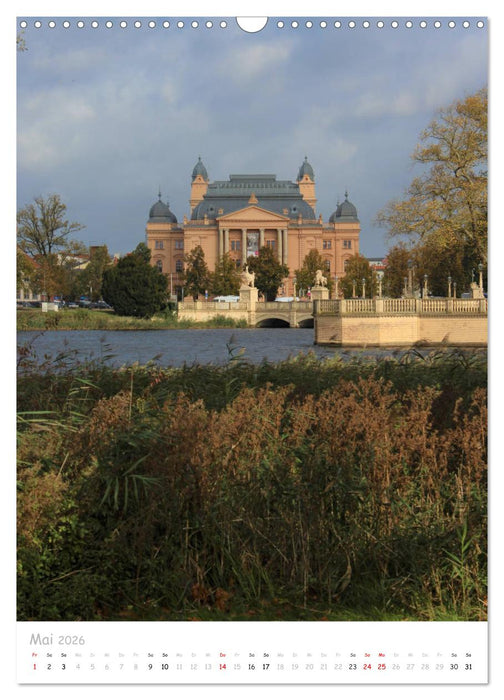 Ein Tag durch Schwerin (CALVENDO Wandkalender 2026)