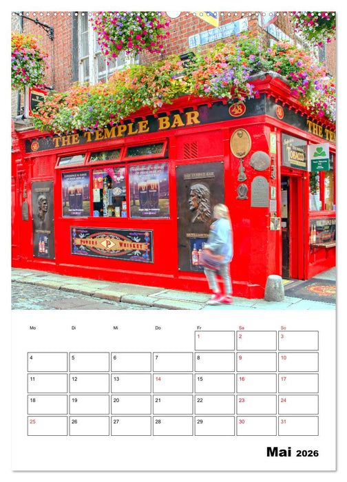 Dublin - faszinierende irische Hauptstadt (CALVENDO Wandkalender 2026)