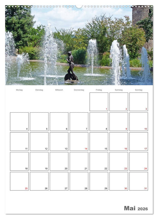 Weinheim an der Bergstraße Planer (CALVENDO Premium Wandkalender 2026)
