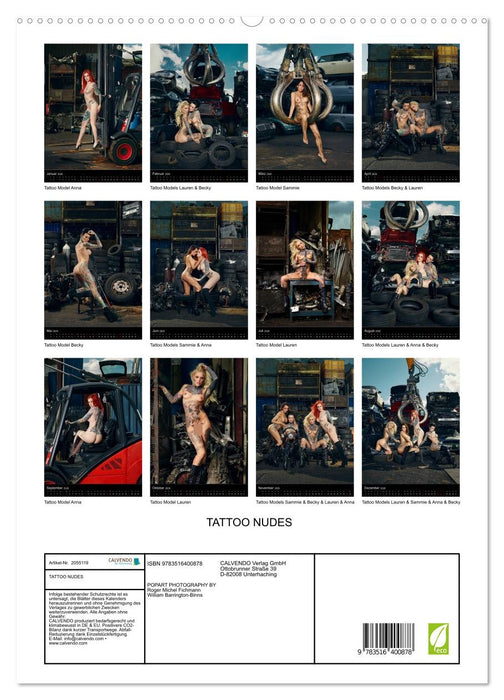 TATTOO NUDES (CALVENDO Premium Wandkalender 2026)