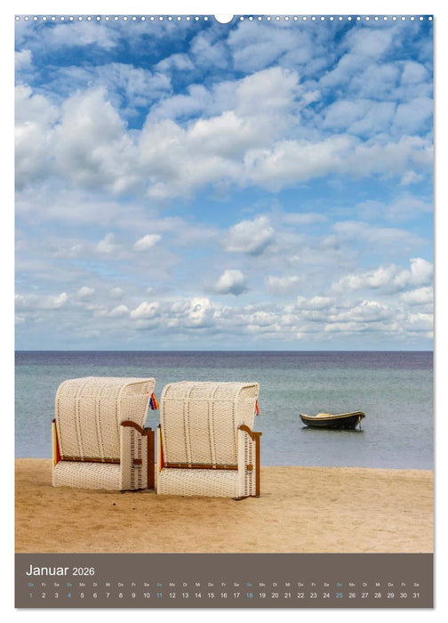 LÜBECKER BUCHT Historische Orte und Strandidylle (CALVENDO Wandkalender 2026)