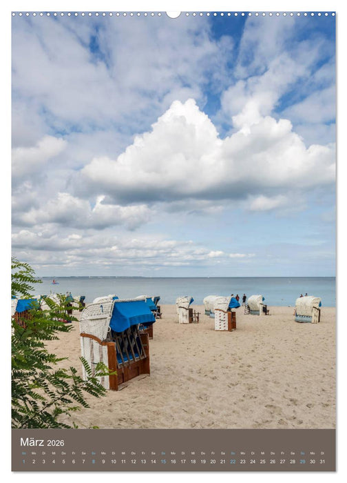 LÜBECKER BUCHT Historische Orte und Strandidylle (CALVENDO Wandkalender 2026)