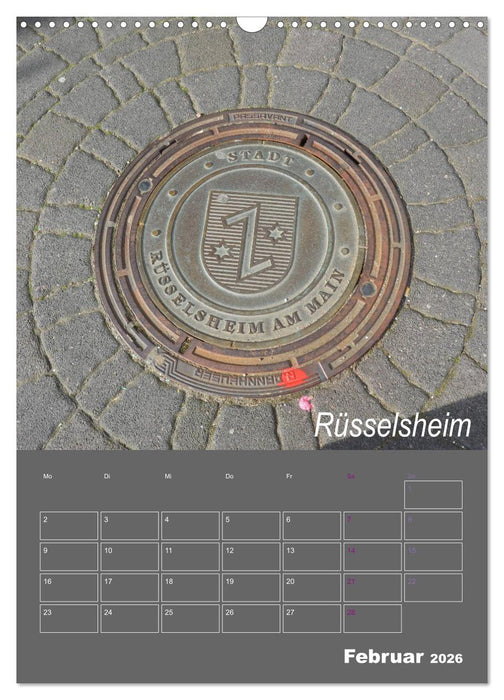 Faszination Kanaldeckel (CALVENDO Wandkalender 2026)