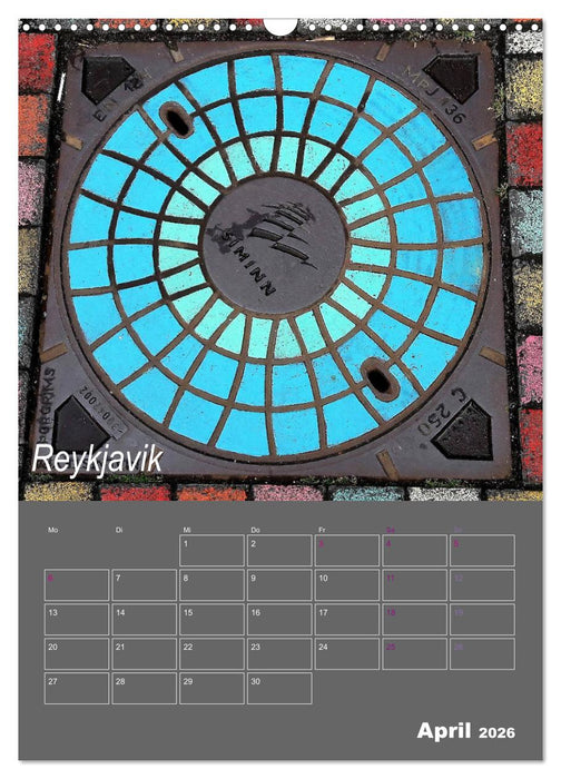 Faszination Kanaldeckel (CALVENDO Wandkalender 2026)