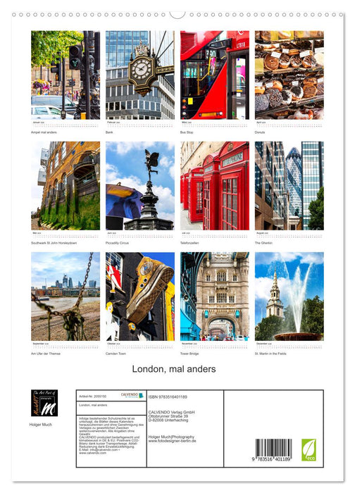 London, mal anders (CALVENDO Premium Wandkalender 2026)