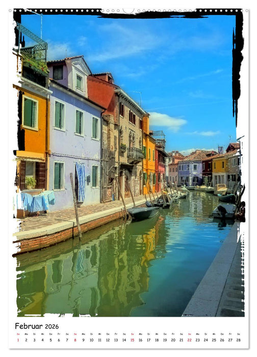 Einblicke in Burano (CALVENDO Premium Wandkalender 2026)