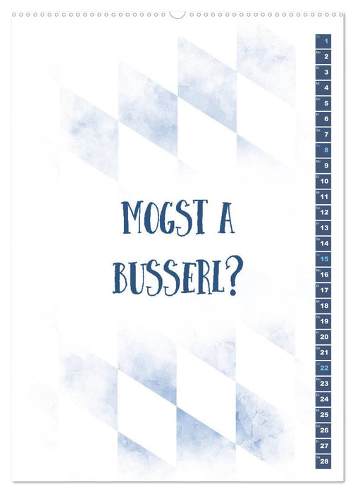 BAYRISCH Zünftige Sprüche (CALVENDO Premium Wandkalender 2026)