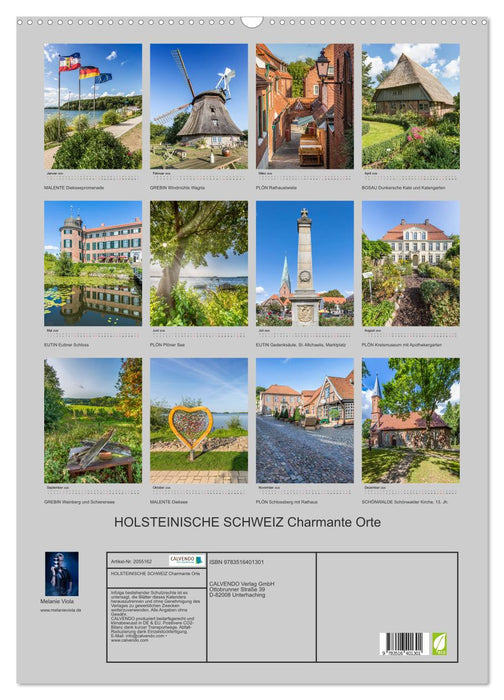 HOLSTEINISCHE SCHWEIZ Charmante Orte (CALVENDO Wandkalender 2026)