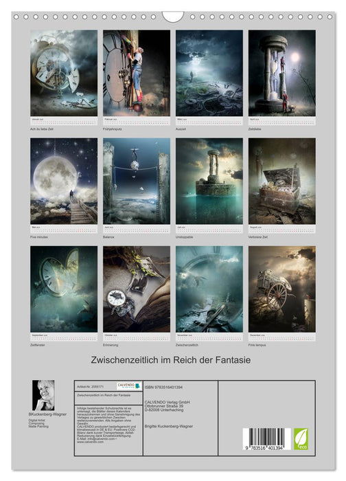 Zwischenzeitlich im Reich der Fantasie (CALVENDO Wandkalender 2026)