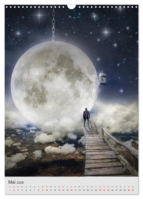 Zwischenzeitlich im Reich der Fantasie (CALVENDO Wandkalender 2026)